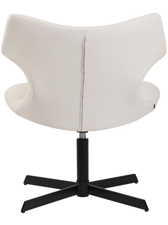 Lounger Welland keinonahkaa, valkoinen