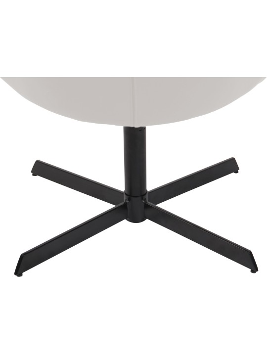 Lounger Welland keinonahkaa, valkoinen