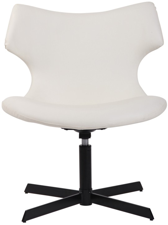 Lounger Welland keinonahkaa, valkoinen