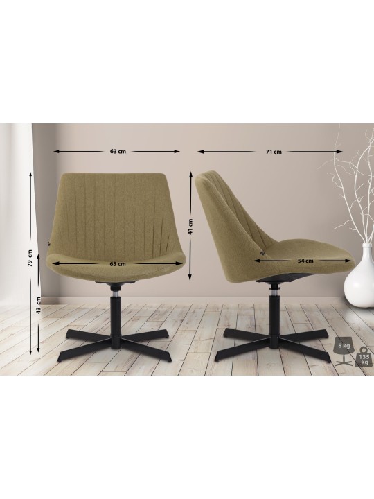 Lepotuoli Granby, vihreä