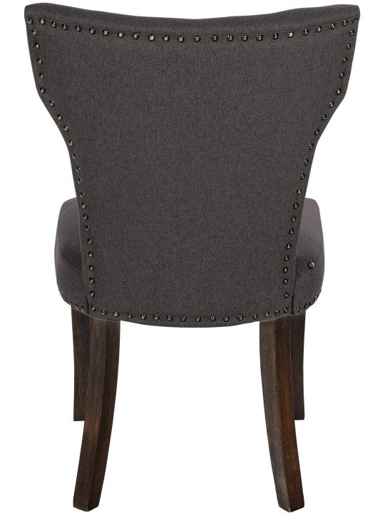 Ruokasalin tuoli Zadar kangas antiikki tumma, tummanharmaa