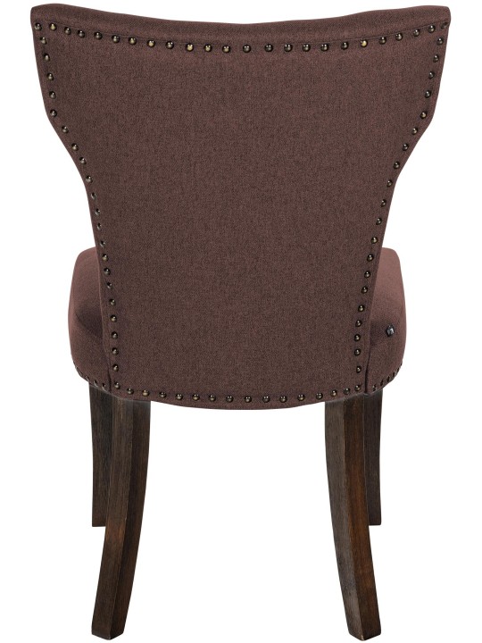 Ruokasalin tuoli Zadar kangas antiikki tumma, ruskea