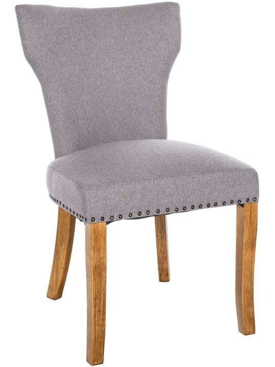 Ruokasalin tuoli Zadar kangas antiikki-valo, harmaa