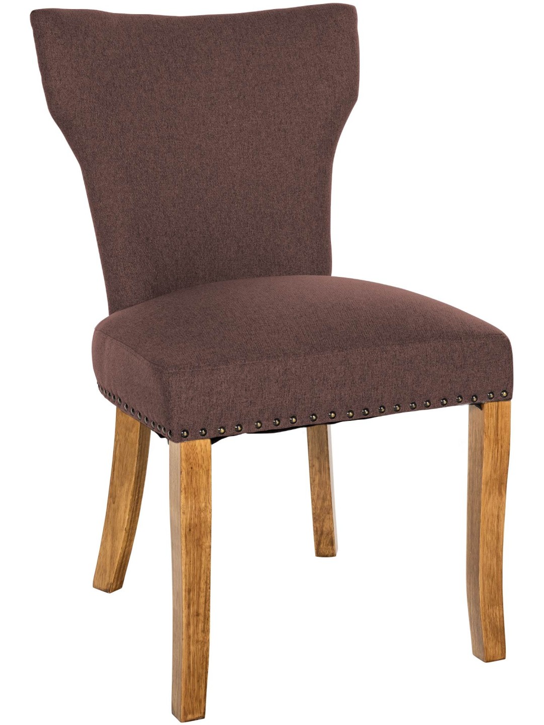 Ruokasalin tuoli Zadar kangas antiikki-valo, ruskea