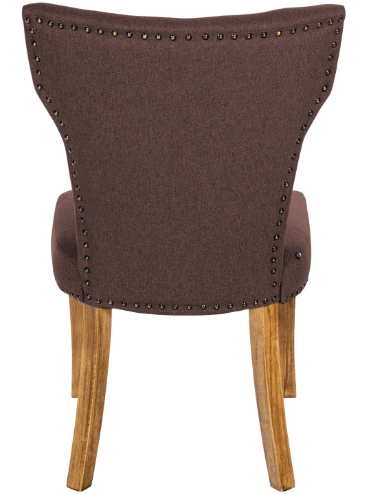 Ruokasalin tuoli Zadar kangas antiikki-valo, ruskea