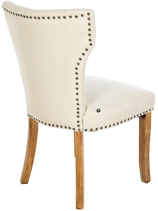 Ruokasalin tuoli Zadar kangas antiikki-valo, kermanvärinen