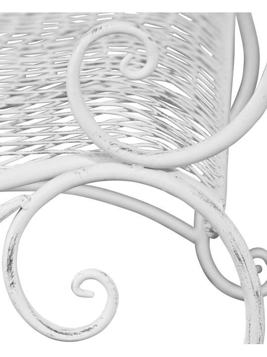 Puutarhapenkki Tara, antiikkivalkoinen