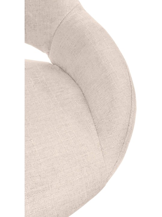 Baarijakkara Milet-kangas, kermanvärinen