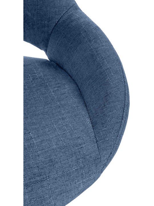 Baarijakkara Milet kangas kromi, sininen