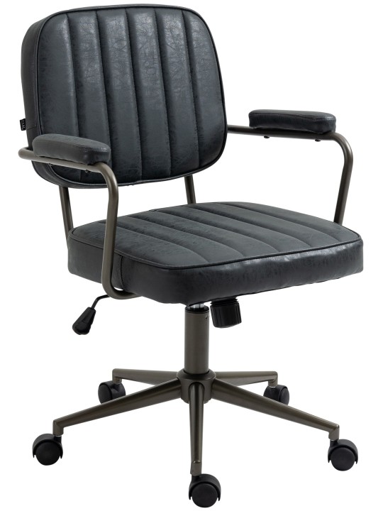 Natrona työtuoli, antiikkimusta