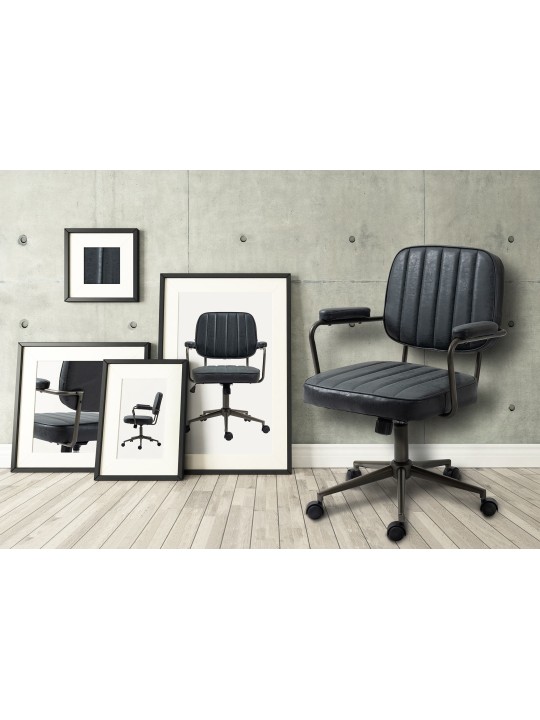 Natrona työtuoli, antiikkimusta