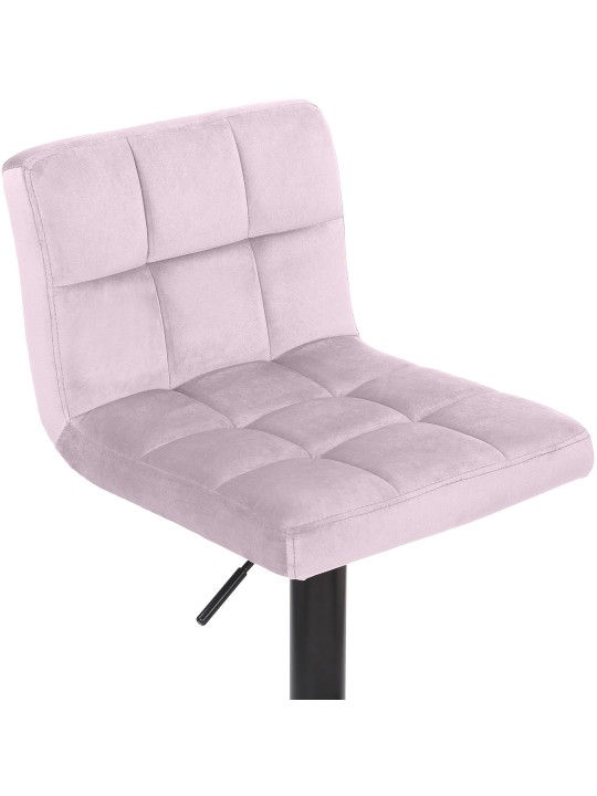 2 baarijakkaran setti Feni velvet, vaaleanpunainen