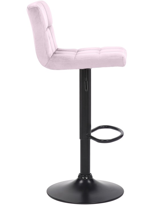 4 baarijakkaran setti Feni velvet, vaaleanpunainen