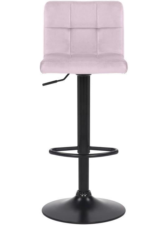 4 baarijakkaran setti Feni velvet, vaaleanpunainen