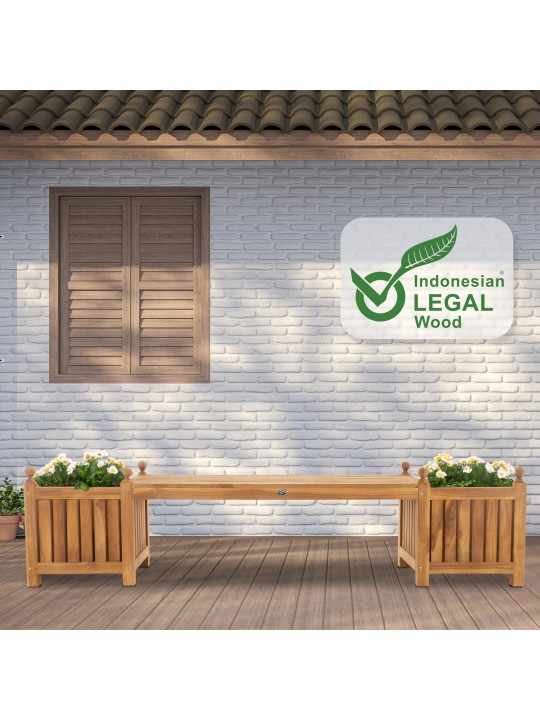 Tiikkipenkki Boston, tiikki