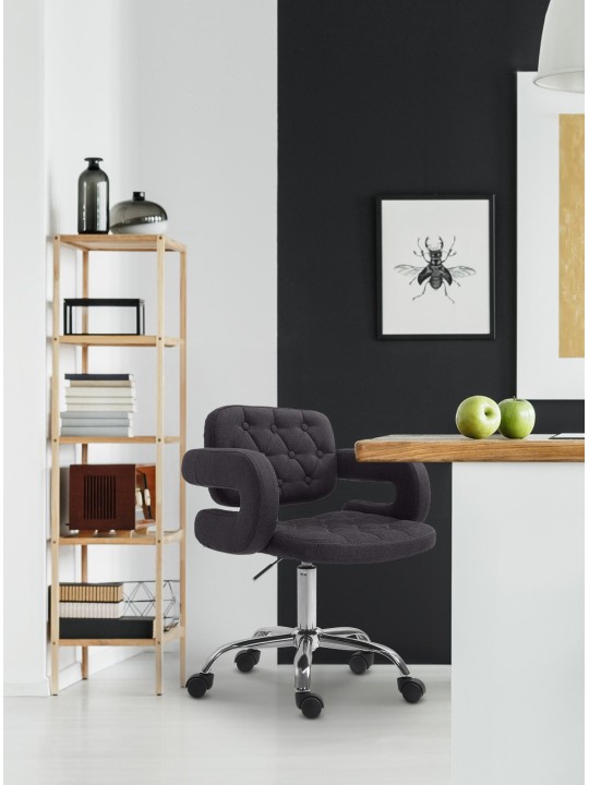 Dublin-kankainen työjakkara, musta