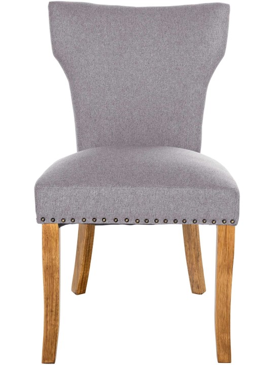 Sarja 2 ruokasalin tuolia Zadar kangas antiikki-light, harmaa Sarja 2 ruokasalin tuolia Zadar kangas antiikki-light, harmaa