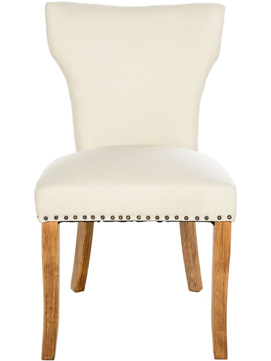 Sarja 2 ruokasalin tuolia Zadar kangas antiikki-light, kermanvärinen