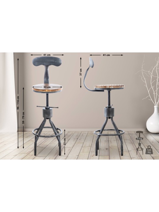 2 baarijakkaran setti Hanam, antiikkihopea