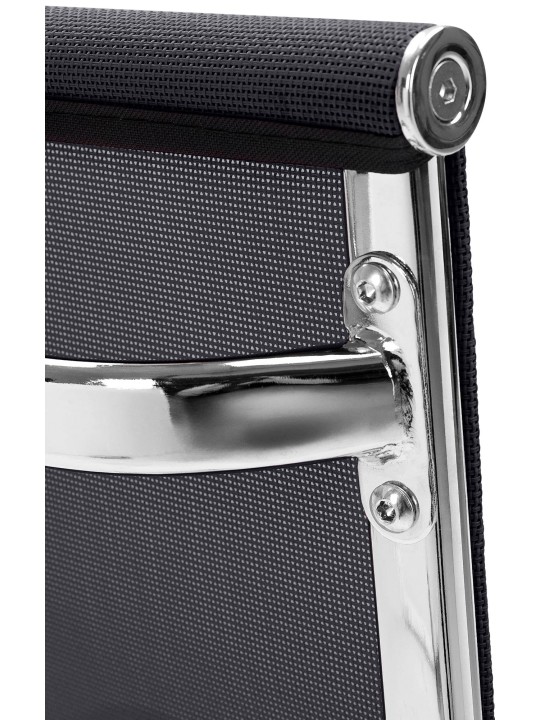 Brenda vierailijatuoli, musta