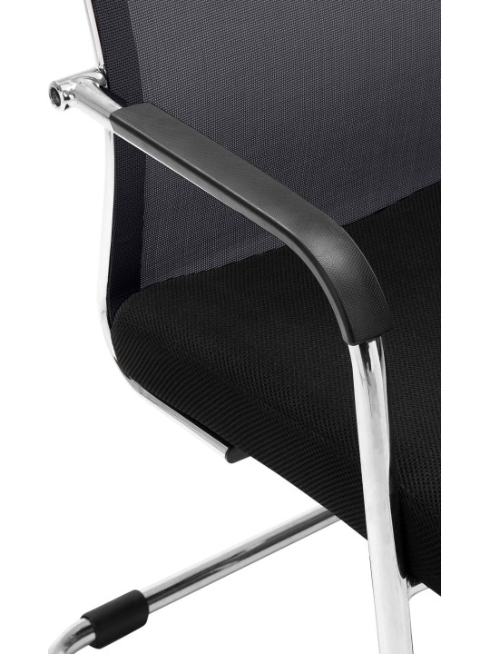 Brenda vierailijatuoli, musta