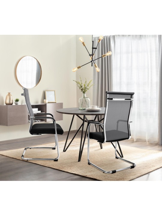 Brenda vierailijatuoli, harmaa Brenda vierailijatuoli, harmaa