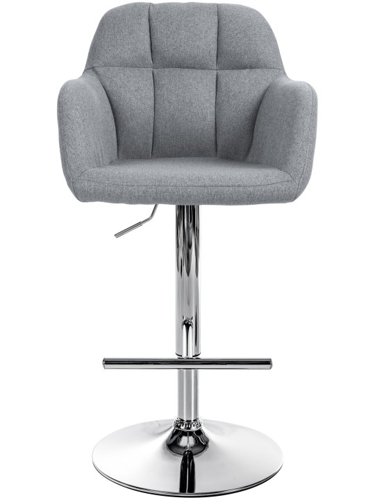 Baarijakkara Natoma kangas kromi, harmaa