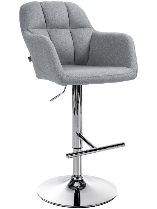 Baarijakkara Natoma kangas kromi, harmaa