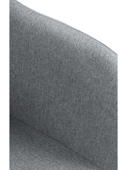 Baarijakkara Natoma kangas kromi, harmaa