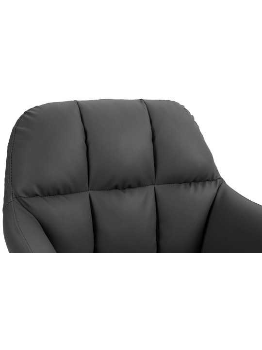 Baarijakkara Natoma keinonahka kromi, musta