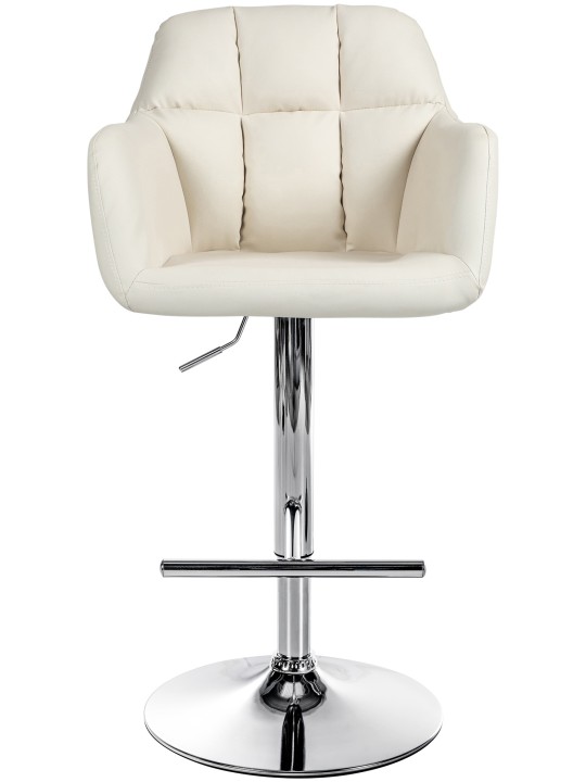 Baarijakkara Natoma keinonahka kromi, kermanvärinen