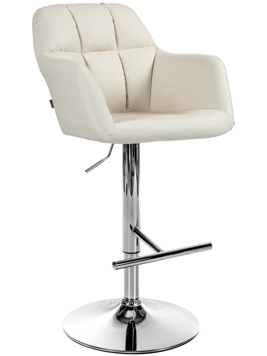 Baarijakkara Natoma keinonahka kromi, kermanvärinen