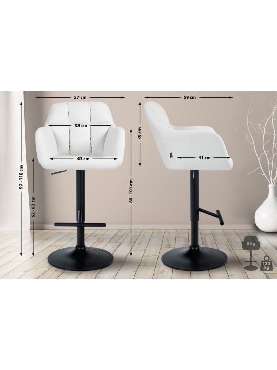 Baarijakkara Natoma keinonahka, valkoinen