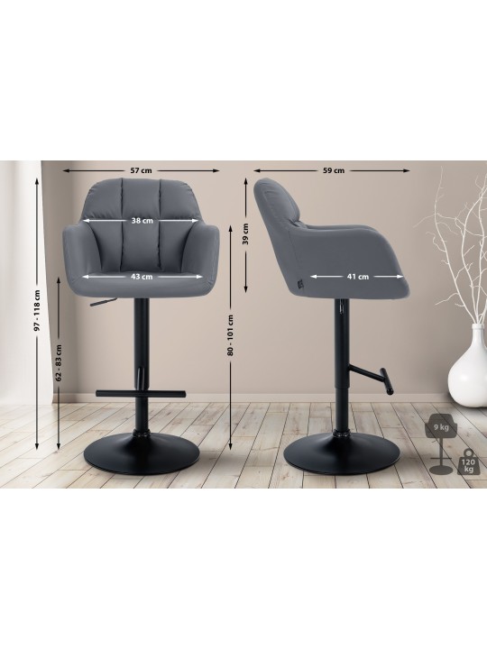 Baarijakkara Natoma keinonahka, harmaa