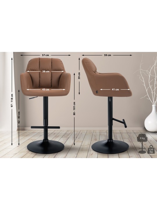 Baarijakkara Natoma keinonahka, vaaleanruskea