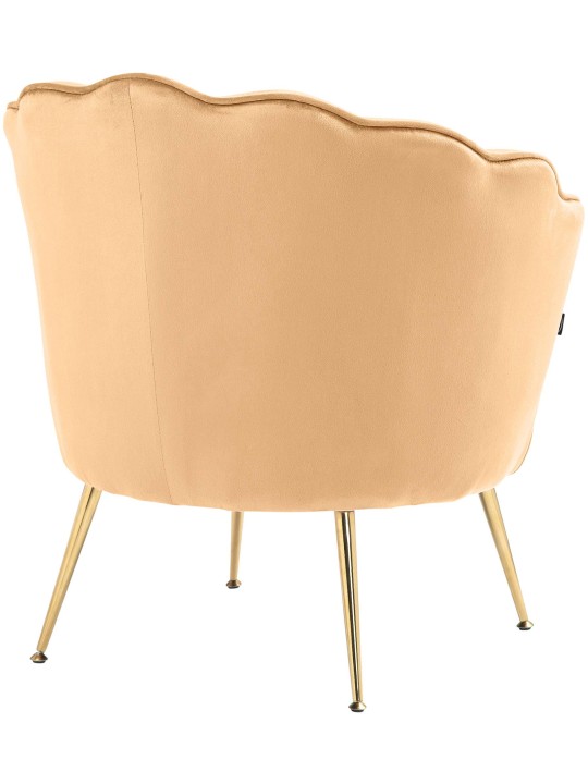 Tuoli Rosita samettia, keltainen