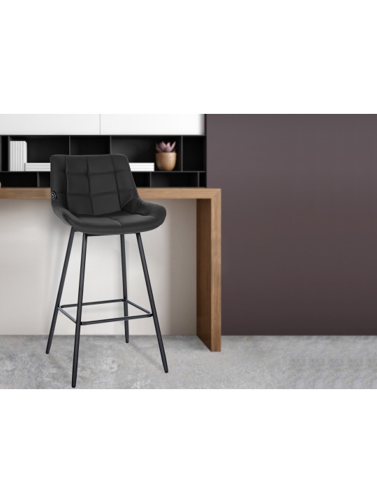 Baarijakkara Weston keinonahka, musta