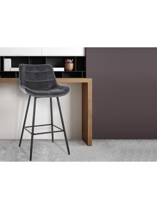 Baarijakkara Weston Velvet, tummanharmaa