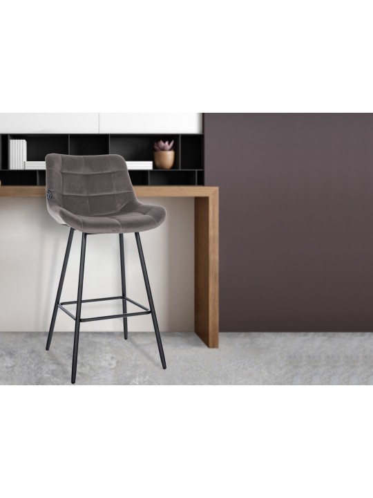 Baarijakkara Weston Velvet, harmaa