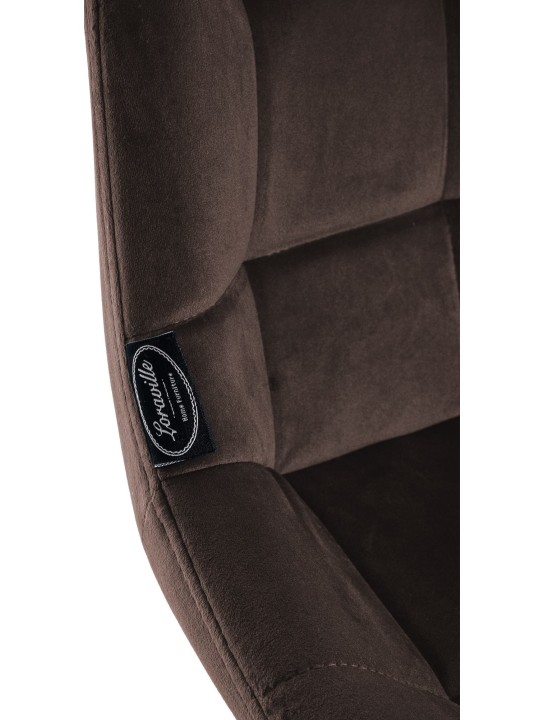 Weston Swivel Baarijakkara Velvet, ruskea Weston Swivel Baarijakkara Velvet, ruskea