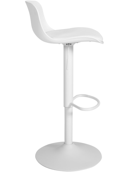 4 baarituolisarja Almada keinonahkaa, valkoinen