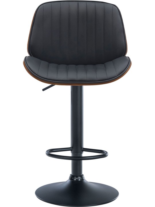 2 baarijakkaran sarja Nova keinonahkaa, pähkinä/musta