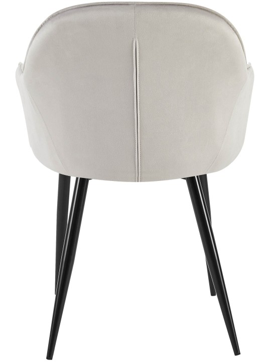 2 ruokapöydän tuolin setti Boise velvet, harmaa