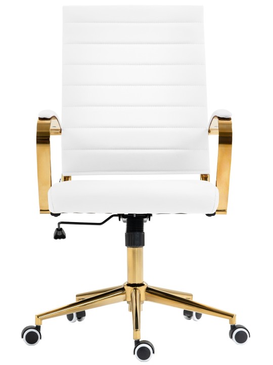 Havana keinonahkainen työtuoli, valkoinen