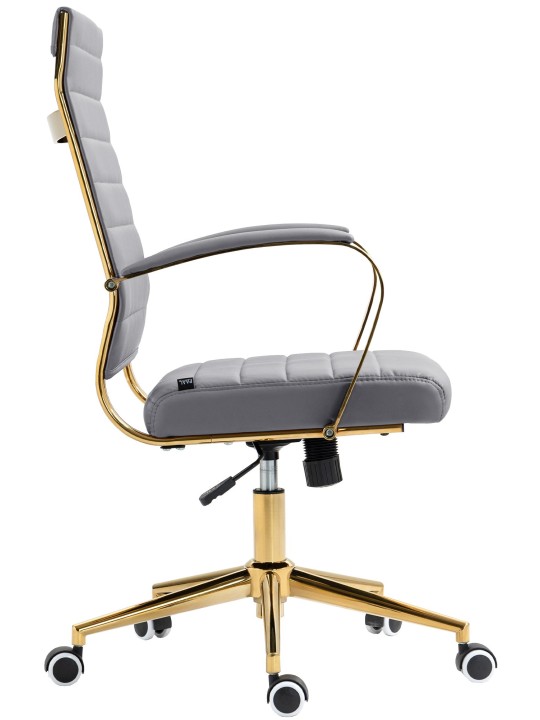 Havana keinonahkainen työtuoli, harmaa