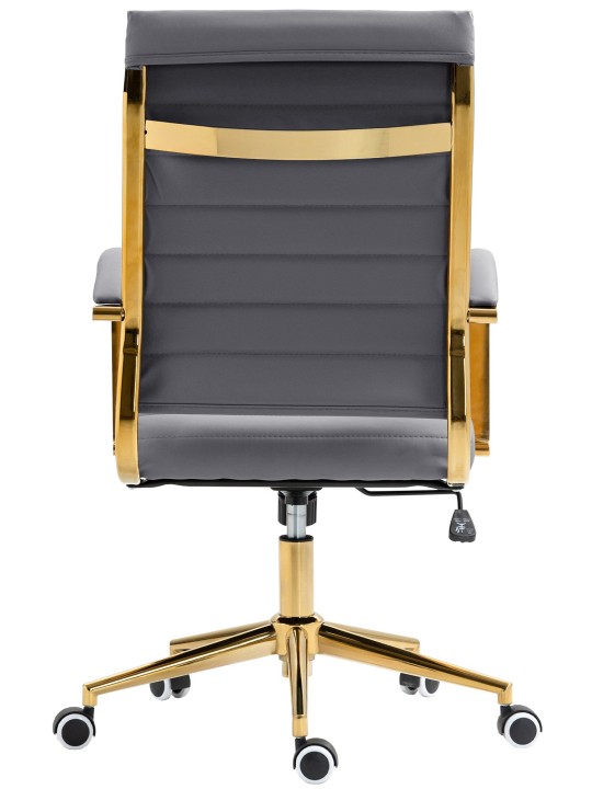 Havana keinonahkainen työtuoli, harmaa