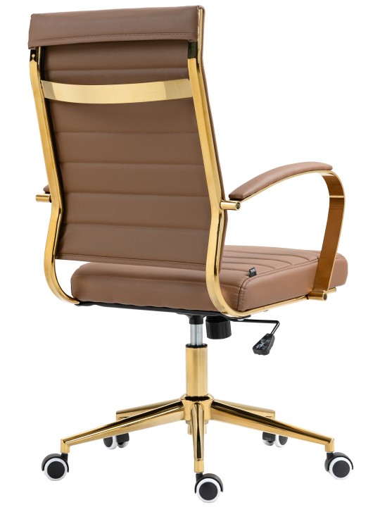 Havana keinonahkainen työtuoli, vaaleanruskea