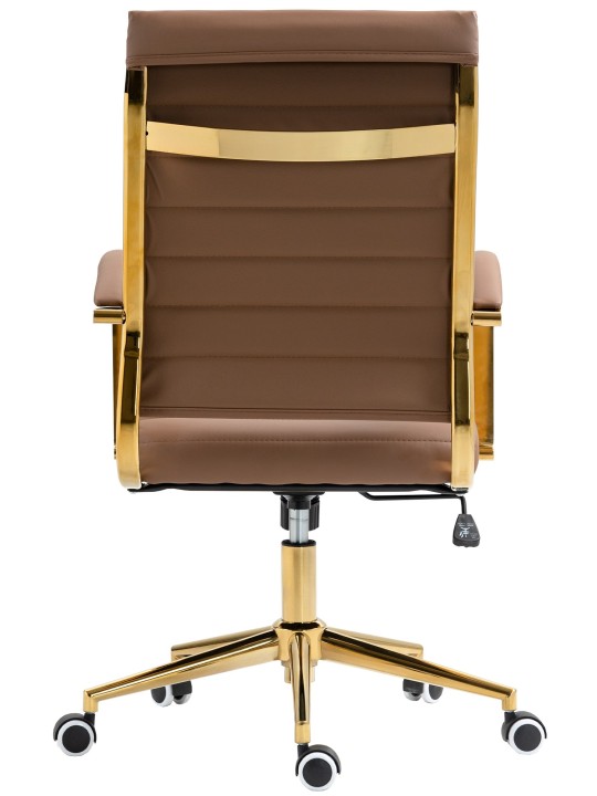 Havana keinonahkainen työtuoli, vaaleanruskea