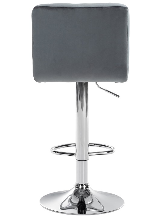 Baarijakkara Peru samettikromi, tummanharmaa