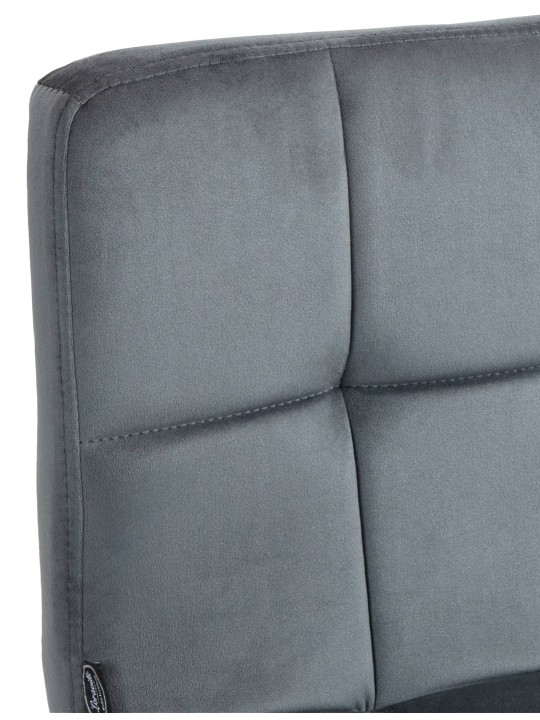 Baarijakkara Peru samettikromi, tummanharmaa